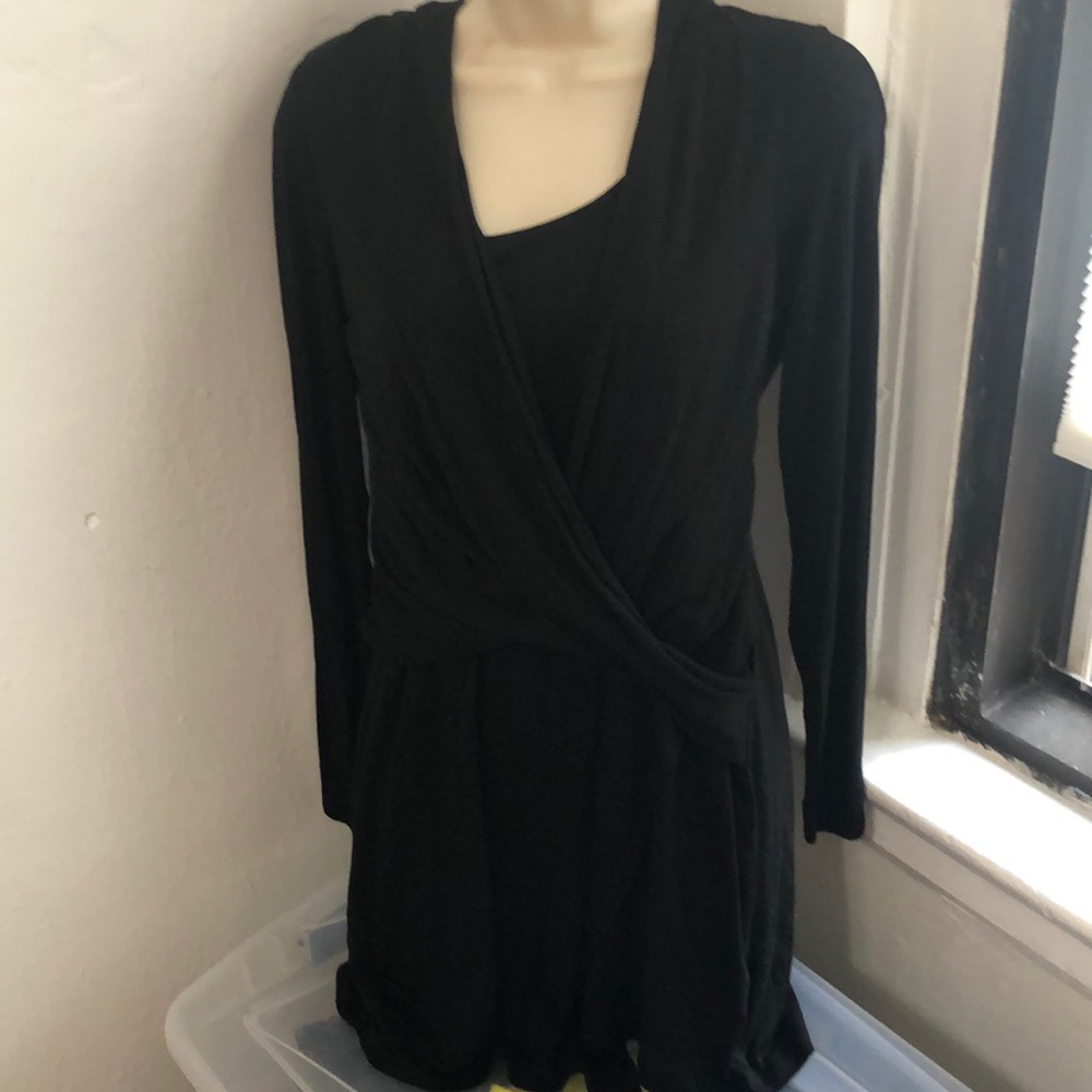 White House black market twist front tunic